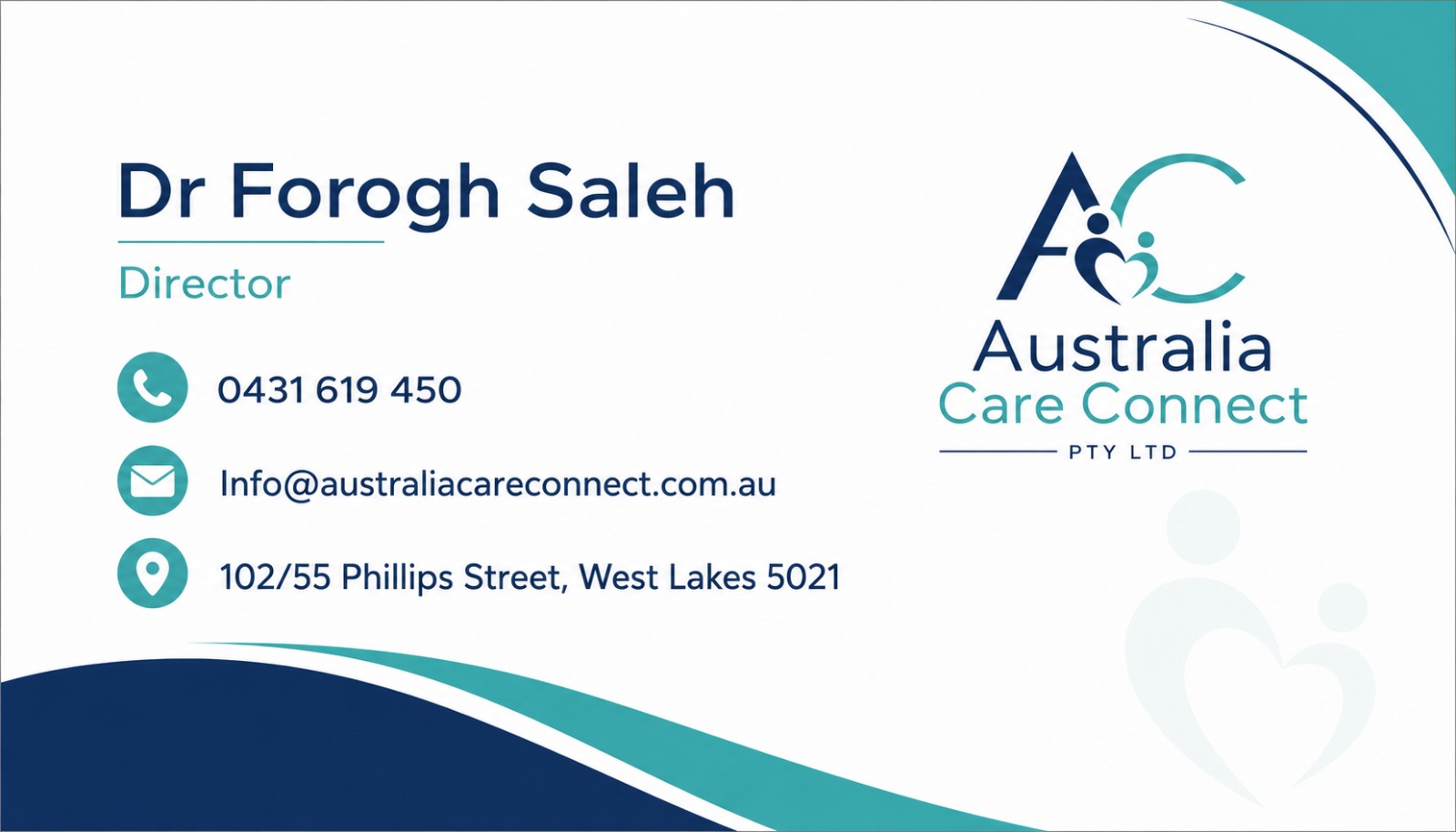 Business Card Back